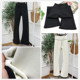Free Shipping Autumn and Winter Thickened Fleece-Lined Stretchy Flared Shark Pants 119