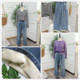 Free Shipping Autumn and Winter Thickened and Fleece-Lined Fashionable Soft Casual Winter Silk Jeans 087