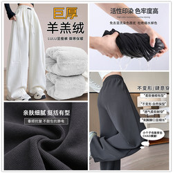 Free Shipping: a Pair of Winter Northeastern Pants, Super Warm and Thick, Fashionable Casual Scimitar Pants, 648 Thick Lamb Wool