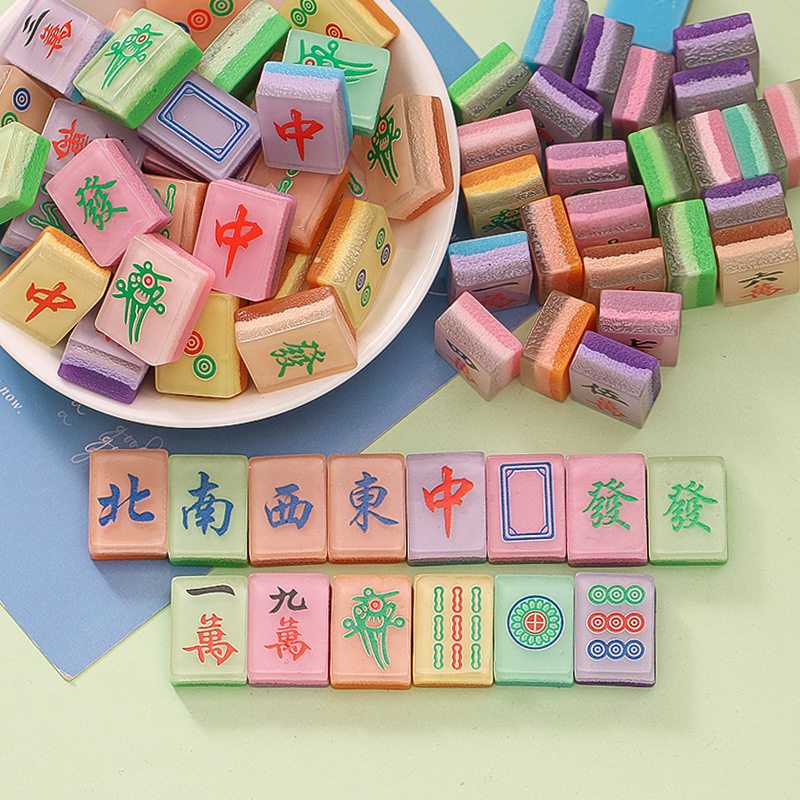 Pinyin Mahjong Luminous Mini Mahjong Tiles Model Match and Match Desktop Game Toy Gift for Girls and Boys Pinyin Mahjong Luminous Mini Mahjong Tiles Model Match and Match Desktop Game Toy Gift for Girls and Boys