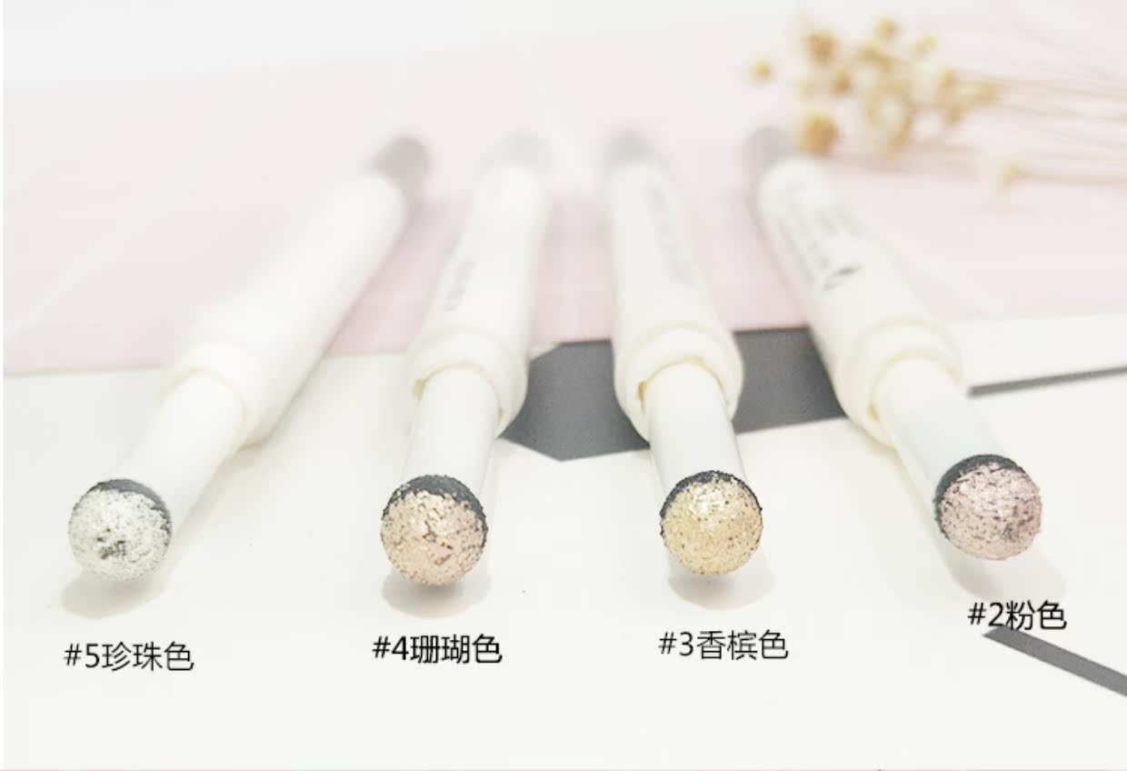 Hàn Quốc THE SAEM tươi sử dụng hai đầu bút kẻ mắt tằm bút chống thấm nước và mồ hôi không thấm nước kẻ mắt phấn mắt focallure