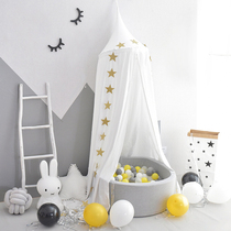 ins Nordic domed boutique bed mantle childrens room softly arranged marine polo pool tent childrens clothing photo props
