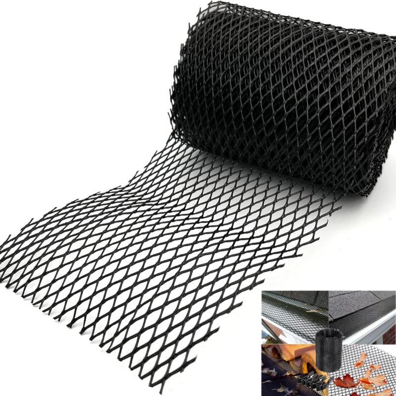 Roof Gutter Protection Net, Eaves Net, Gutter Leaf Filter Net, Plastic Anti-Clogging Net, Gardening Accessories