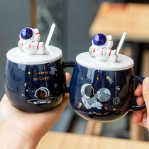 Astronaut Astronauts Ceramics Mark Cups Boys Girls Children Drinking Cartoon Water Glasses High Face Value Home Cups