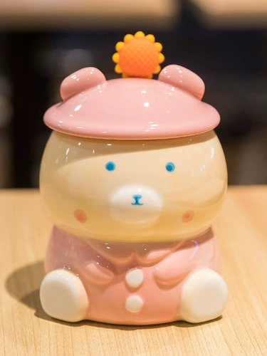 Керамическая милая чайная чашка, детский чай для домашнего использования