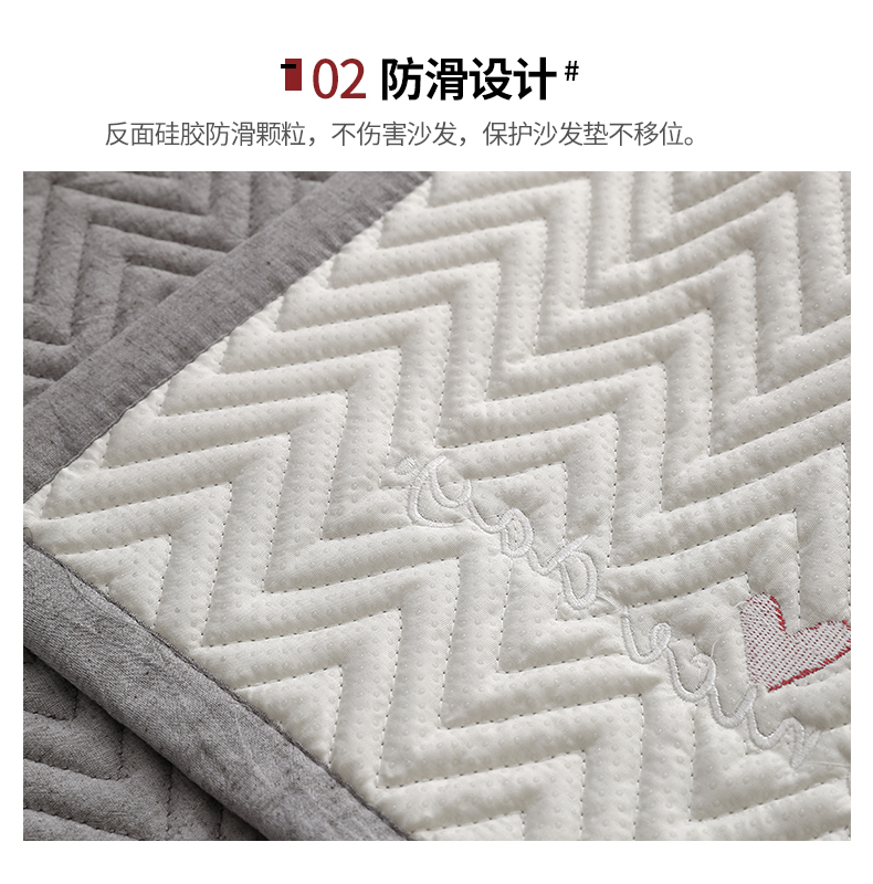 Đệm sofa Bắc Âu chống trượt vải cotton đệm sofa hiện đại tối giản khăn khăn trải đầy đủ bao gồm bốn mùa phổ quát - Ghế đệm / đệm Sofa nệm lót ghế ngồi văn phòng