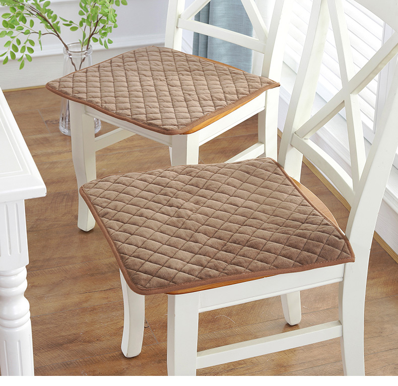 Bốn mùa văn phòng chung sang trọng chống trượt ghế ăn đệm đệm Internet cafe mat mỏng ghế đệm máy tính đệm ghế đệm - Ghế đệm / đệm Sofa mẫu đệm ghế sofa gỗ