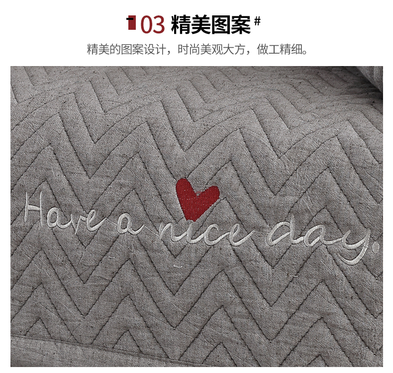 Đệm sofa Bắc Âu chống trượt vải cotton đệm sofa hiện đại tối giản khăn khăn trải đầy đủ bao gồm bốn mùa phổ quát - Ghế đệm / đệm Sofa nệm lót ghế ngồi văn phòng