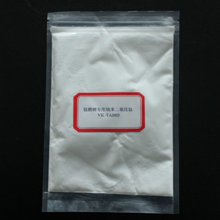 电池用纳米级氧化钛粉 钛酸锂离子负极材料掺杂钛白粉 厂家供货