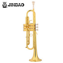 Jinbao trumpet instrument JBTR-730 B flat Monel piston lacquer gold silver plated professional orchestra performance