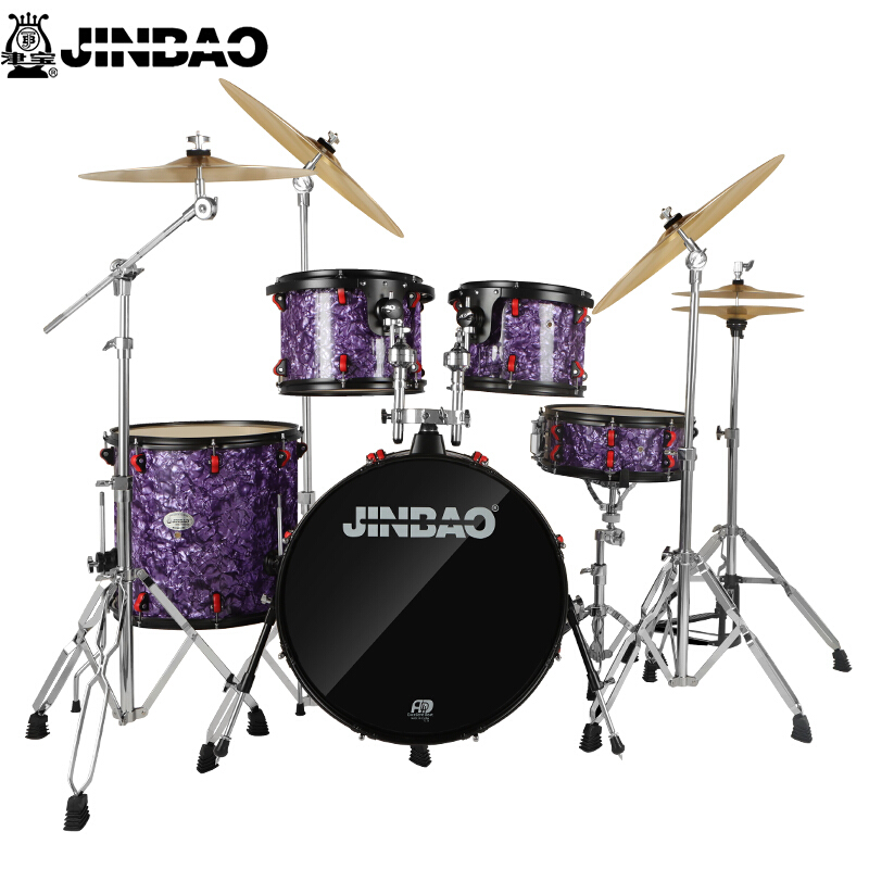 Jinbao Rack Drum Professional Performance Dreamer Series Purple Birch Adult Child Scholar Jazz Drum Instrument