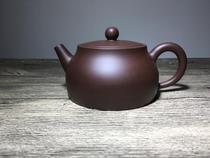 Suns pottery Yixing purple clay pot famous all handmade skyline 220 ml mouth cover first-class raw ore purple mud