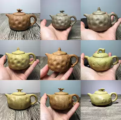 Sun's pottery mini for spring sketch pot Yixing Purple Sand pot Famous hand-made pure handmade raw ore segment mud