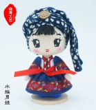 Деревянная этническая кукла, «сделай сам», 17см, подарок на день рождения