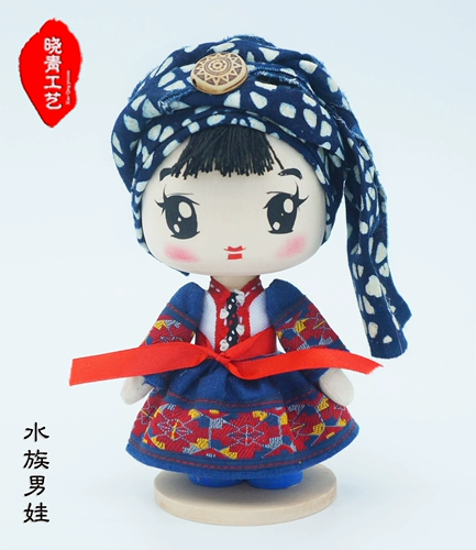 Деревянная этническая кукла, «сделай сам», 17см, подарок на день рождения