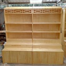 Wooden fruit rack Food rack Supermarket display cabinet Wooden display cabinet dried fruit fruit display rack vegetable rack