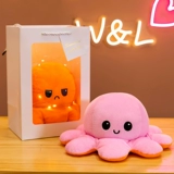 Двусторонная плюшевая игрушка, кукла на день Святого Валентина, осьминог, подарок на день рождения