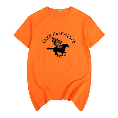 camp half blood T-shirt percy jackson men's and women's short-sleeved T-shirt