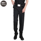 Летние тонкие черные штаны, рабочая униформа