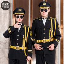 2021 Senior Security Overalls Spring and Autumn Set Long Sleeve Property Uniforms Hotel High-grade Security Image Gang Autumn Winter
