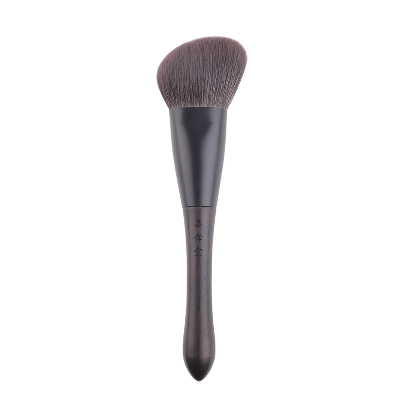 B product Q1 Qin Wutang facial blush brush highlight brush repair volume brush squirrel hair snow fox hair wool fiber hair green Qi