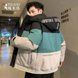 Мужской зимний пуховик, мужская короткая куртка, 2025 года, увеличенная толщина