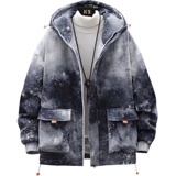 Мужской зимний пуховик, куртка для отдыха, градиент, коллекция 2023, увеличенная толщина, оверсайз