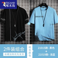 21015 черный +21019 светло -голубой