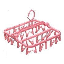 Disc thickened simple drying rack clip multi-function drying rack plastic with clip round convenient small hanging cool trumpet