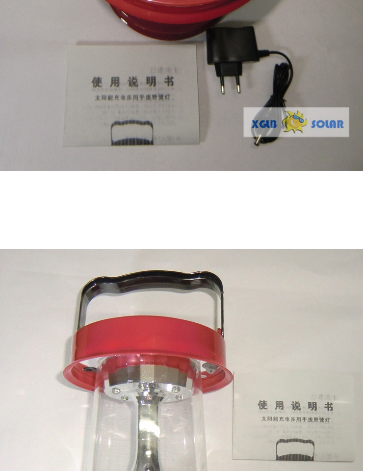 Solar Lantern Portable Light có thể sạc lại Solar Light Home Trong nhà Chiếu sáng ngoài trời Lều cắm trại ngoài trời đèn pin tia laser