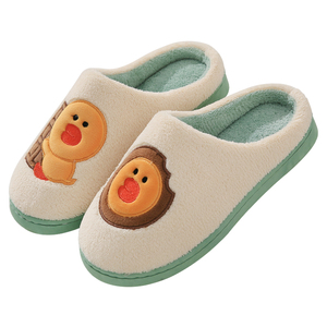 【反季大促】居家防滑情侣卡通毛绒棉拖鞋