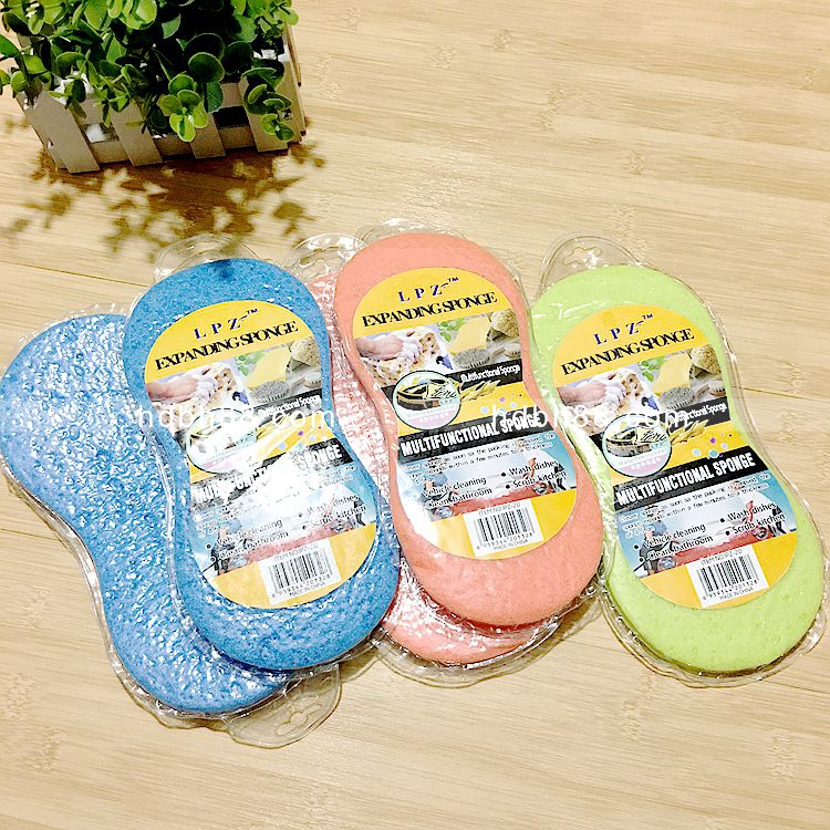 Large vacuum compression high bubble 8-shaped car wash sponge Fine hole car wash sponge High density soft does not hurt paint