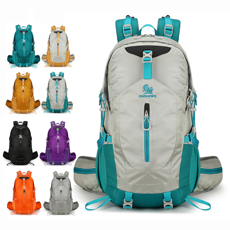 Mountaineering Bag with Floating Back Panel, 30-Liter Outdoor Sports Travel Hiking Camping Professional Travel Backpack, 40-Liter