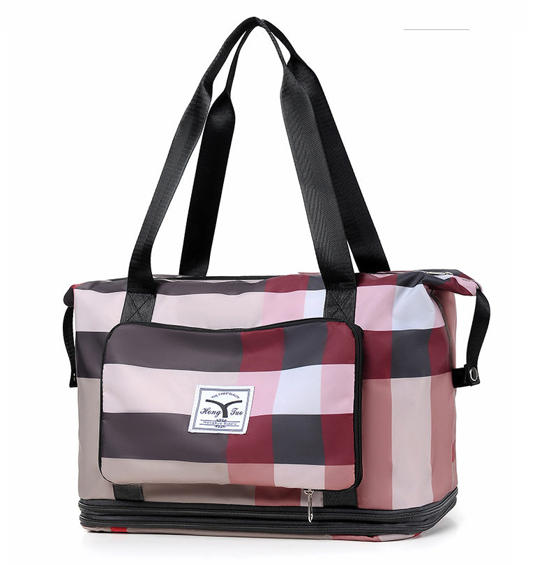 Вместительная и большая портативная сумка для путешествий, сумка через плечо с разделителями, водонепроницаемый чемодан murduras 