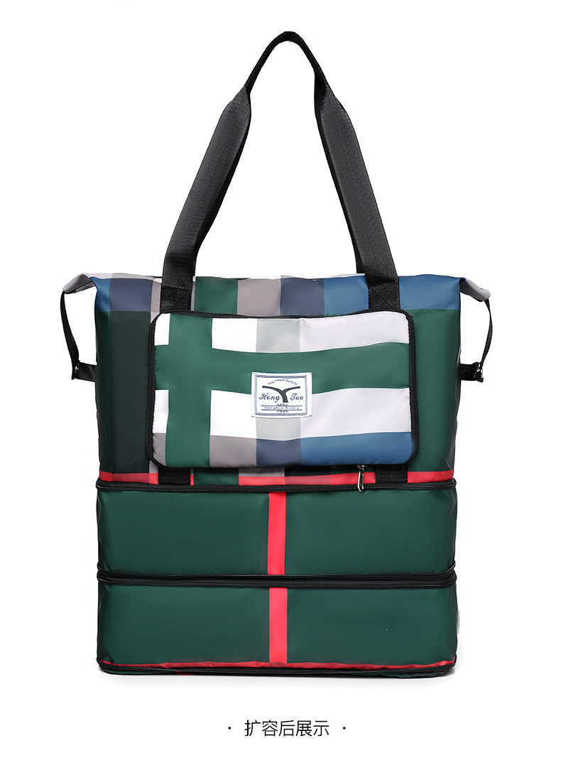 Вместительная и большая портативная сумка для путешествий, сумка через плечо с разделителями, водонепроницаемый чемодан murduras 