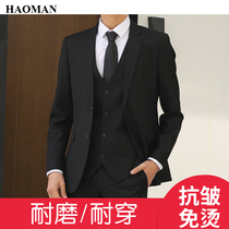Suit Casual suit jacket Mens suit Mens professional best man Korean version Wedding business dress Slim work