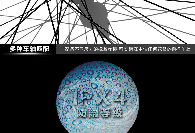 Eclairage pour vélo KINGSIR - Hot Wheels Lumières - Ref 2399502 Image 9