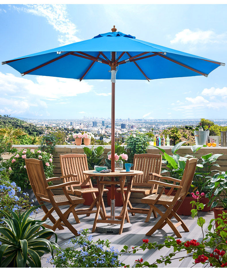 Jingou Outdoor-Garden Garden обтягивает пластийзер-на пляж складывание большого фарфорового стола с зонтиком и стул-tmall_03.jpg