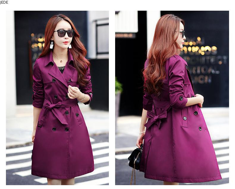 Trench pour femme JEDE en Polyester en Nylon - Ref 3226181 Image 20
