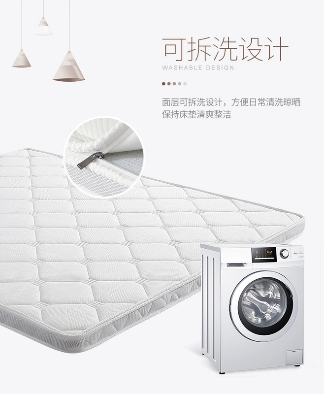 3e môi trường nệm mat mat cọ dừa cọ nệm phần mỏng khâu tùy chỉnh giường có thể gập lại 1.8m tatami - Nệm