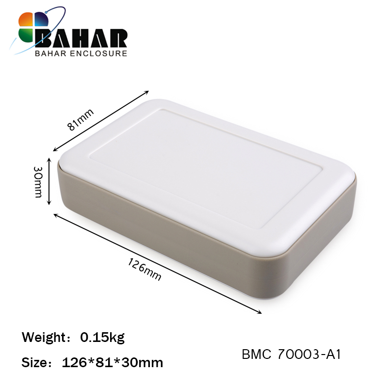 Bahar Shell Portable Instrument Box Handheld Case ABS Coupling Box BMC 70003