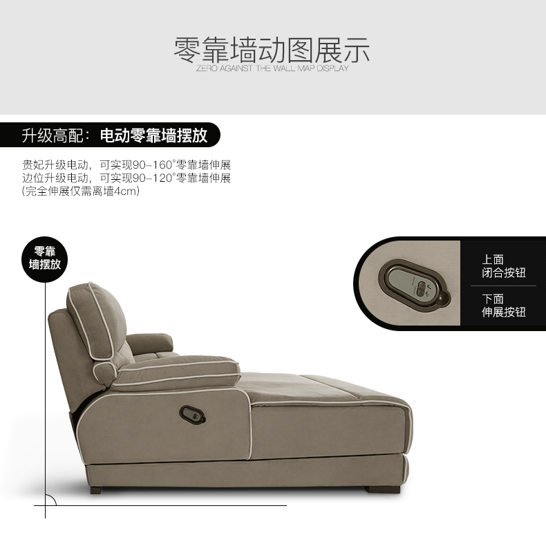 Hạng nhất cabin không gian hiện đại sofa phòng khách nhỏ gọn sẵn sàng vải dùng một lần ba phản đối công nghệ kết hợp các tính năng điện - Ghế sô pha bộ ghế sofa nhỏ