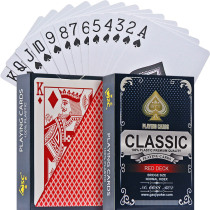 Plastic playing cards Gold art stud landlords frosted PVC waterproof and anti-folding washable wear-resistant thickened Buke brand