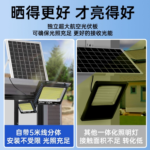 Дорожный супер яркий светодиодный светильник на солнечной энергии для беседки, уличный фонарь, высокая мощность