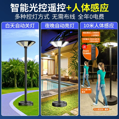 Физиологичный индукционный дорожный светодиодный светильник на солнечной энергии для беседки, уличный фонарь