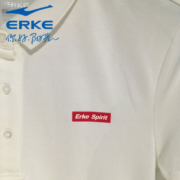 Hongxing Erke chính hãng 2018 hè mới dành cho nữ áo thun ngắn tay thoáng khí áo sơ mi POLO 12218219300 - Áo polo thể thao áo polo aremi