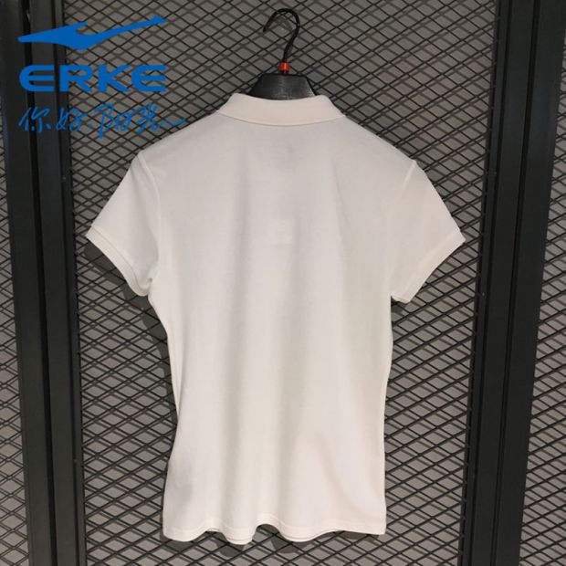 Hongxing Erke chính hãng 2018 hè mới dành cho nữ áo thun ngắn tay thoáng khí áo sơ mi POLO 12218219300 - Áo polo thể thao áo polo aremi