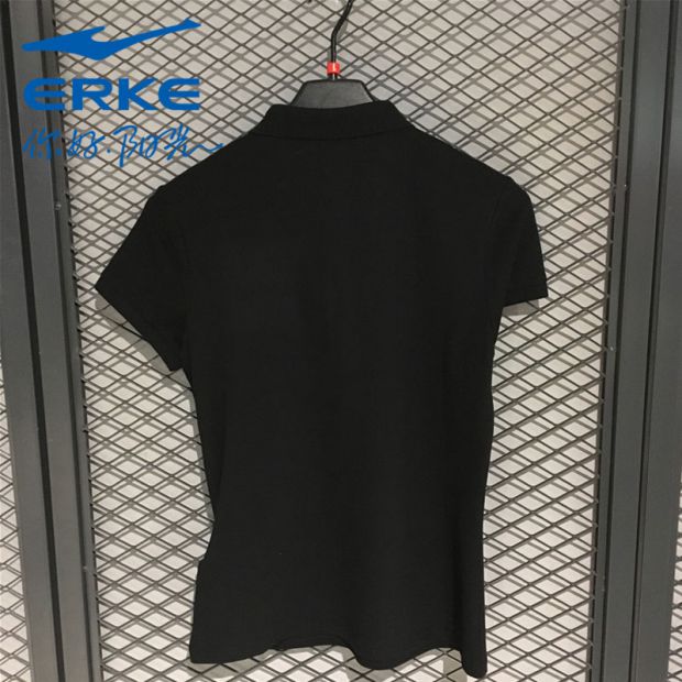 Hongxing Erke chính hãng 2018 hè mới dành cho nữ áo thun ngắn tay thoáng khí áo sơ mi POLO 12218219300 - Áo polo thể thao áo polo aremi