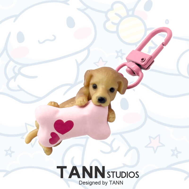 Cute Dog Keychain Bag Earphone Protective Case Pendant Backpack USB Flash Drive Small Ornament Girl Doll Keychain