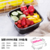 hộp cơm xiaomi Dày vuông 1000ml hộp ăn trưa dùng một lần hộp đóng gói thức ăn nhanh hộp ăn trưa 200 bộ - Hộp cơm điện sưởi ấm ộp cơm giữ nhiệt inox 304 Hộp cơm điện sưởi ấm